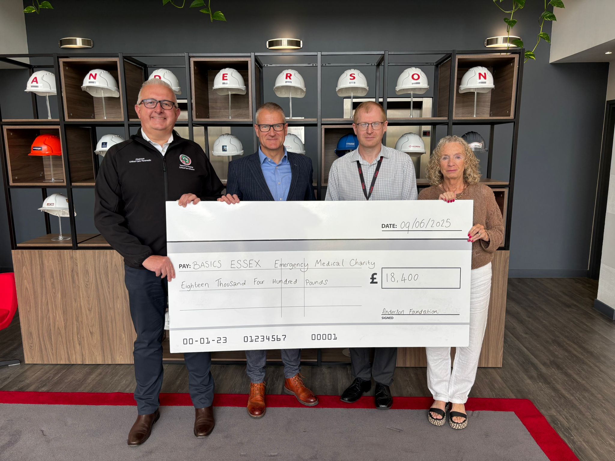 Anderson Foundation Supports MACL London Marathon Runners Fundraising for BASICS Essex
