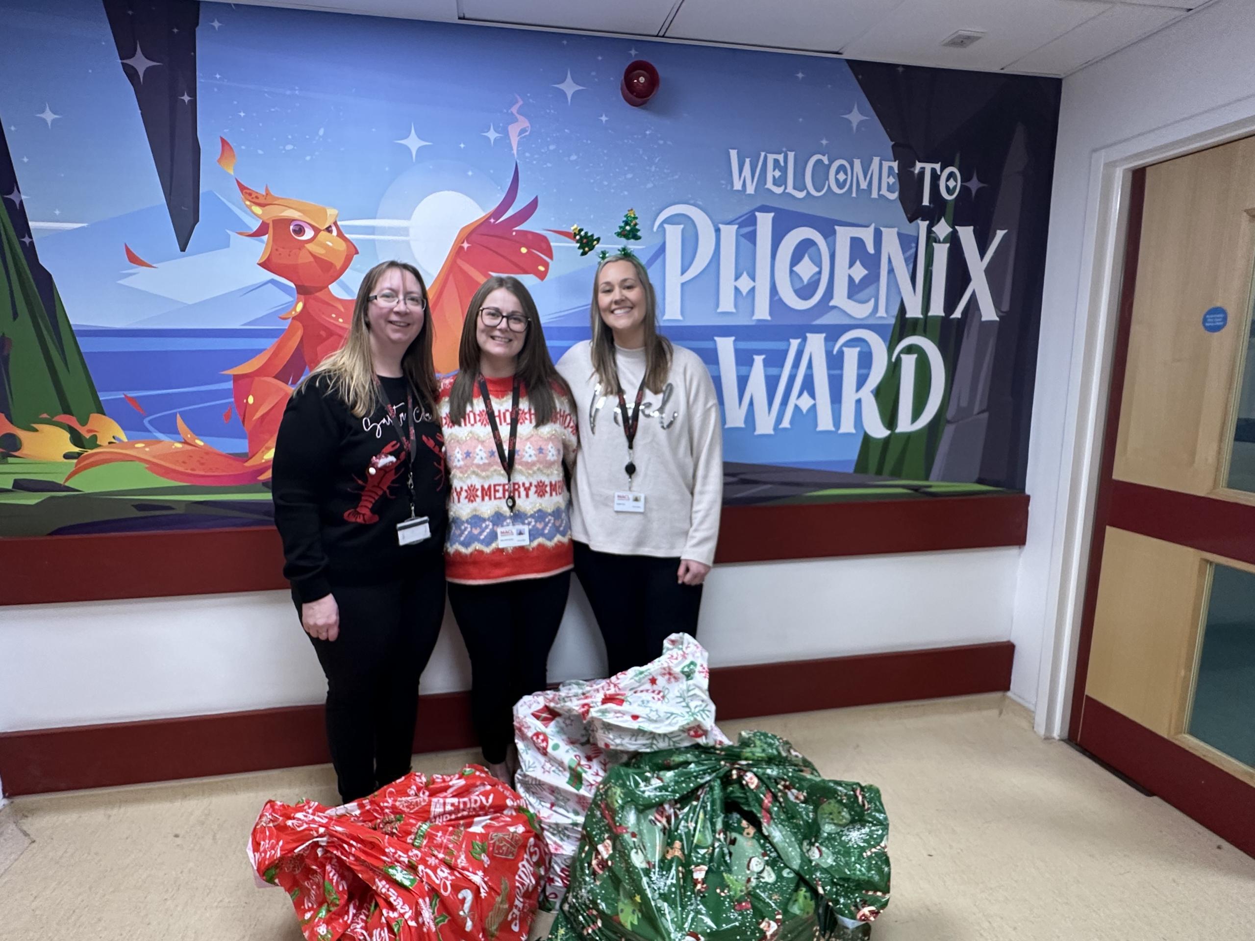 MACL spreads Christmas cheer at Broomfield Hospital Children’s Ward