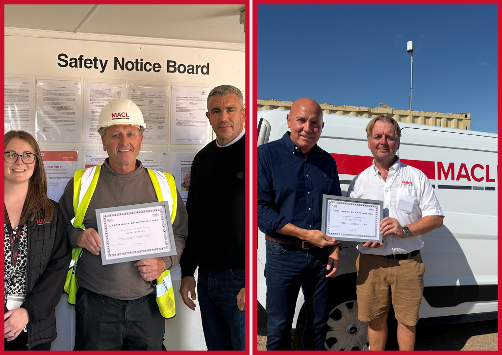 MACL celebrates two colleagues reaching 25 years of service